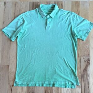 Classic Light Green Polo Shirt — Short Sleeve Casual